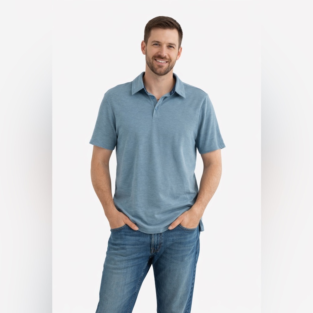 Men's Blue Polo Shirt